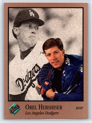 1992 Leaf Studio Orel Hershiser Los Angeles Dodgers #44
