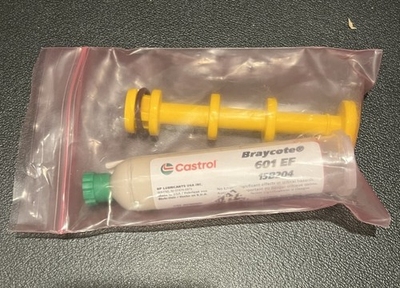 #ad Castrol Braycote 601 EF Lubricant Grease – 2 oz Syringe – New DOM: 2024 $215.00