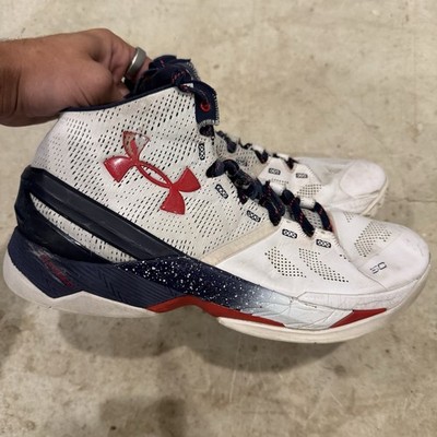 その他 curry2 RED,WHITE AND BLUE 10.5 Under Armour Curry 2 Team USA Olympic Men Basketball Shoe White