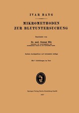 Ivar Bang (u. a.) | Mikromethoden zur Blutunt...