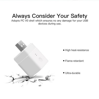 USB Smart Adapter Wireless Switch APP Remote Control Timing fit for Sonoff Micro