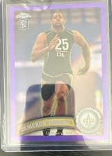 2011 Topps Chrome - Cameron Jordan #39 Purple Refractor /499 (RC)
