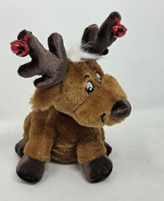 Dan Dee Christmas Reindeer Plush 10" Sings "Jingle Bell Rock" Dances Sings WORKS