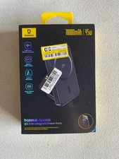 Baseus Nomos Qi2 45W 10000mAh Magnetic Power Bank with Built-In USB-C Cable