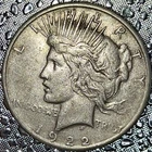1922S Silver Peace Dollar Uncertified Very Fine Plus circulated Condition