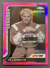 /250 Pink Refractor Jacques Villeneuve #163 2025 Topps Chrome Formula 1 F1 Card