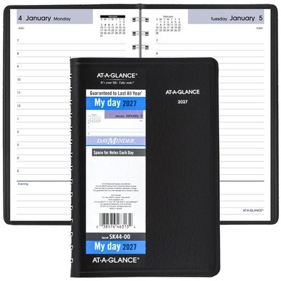 2027 At-A-Glance DayMinder SK44-00 Daily Appointment Book, 5 x 8''