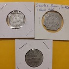 Vintage Sterchi,Searles, Cedarcrest Dairy Milk Tokens Good For  Trade Lot of 3 — photo 1