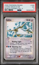Promo Campionati del Mondo Pokemon 2006 #105 Latias-Gold Star World Champs PSA 3
