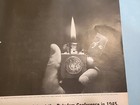 Vintage  Zippo Cigarette Lighters Incredible story Print Ad — photo 3
