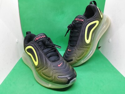 Nike Air Max 720 Black Crimson Volt Neon AO2924-008 Men's
