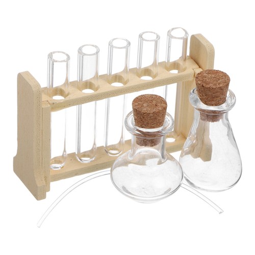 Experimental Test Tube Rack Set Toddler Baby Laboratory Toy for Mini House - Picture 3 of 12
