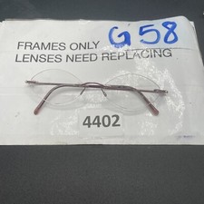 Silhouette Metal Glasses 6486 40 V 6054 47 19 135 Minimal Rimless Frame G58