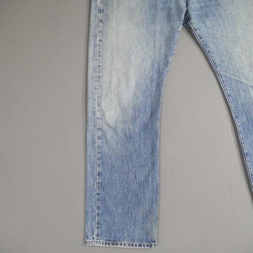 Levis 501 Button Fly Jeans Mens 38 x 32 Blue Original Fit Straight Leg Denim - Picture 6 of 22