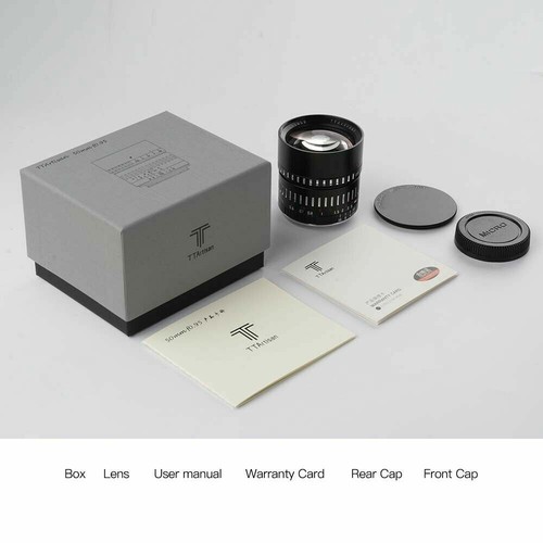 TTArtisan 50mm F0.95 APS-C MF Portrait Lens for Sony Canon Fuji Nikon Leica M4/3 - Picture 2 of 10