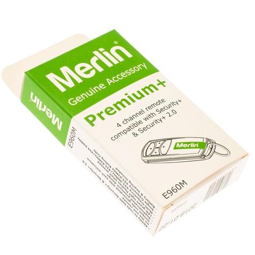 Merlin E960M Premium Security+ & Security +2.0 Garage Door 4 button Remote Trans - Picture 4 of 12