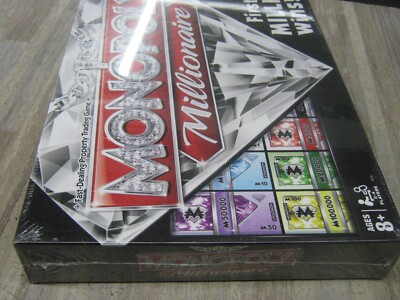 Monopoly Millionaire Board Game, 98838, NEW SEALED FREE SHIPPING