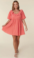 $269 Spell and the Gypsy Collective Strawberry Fields Mini Dress Size Small