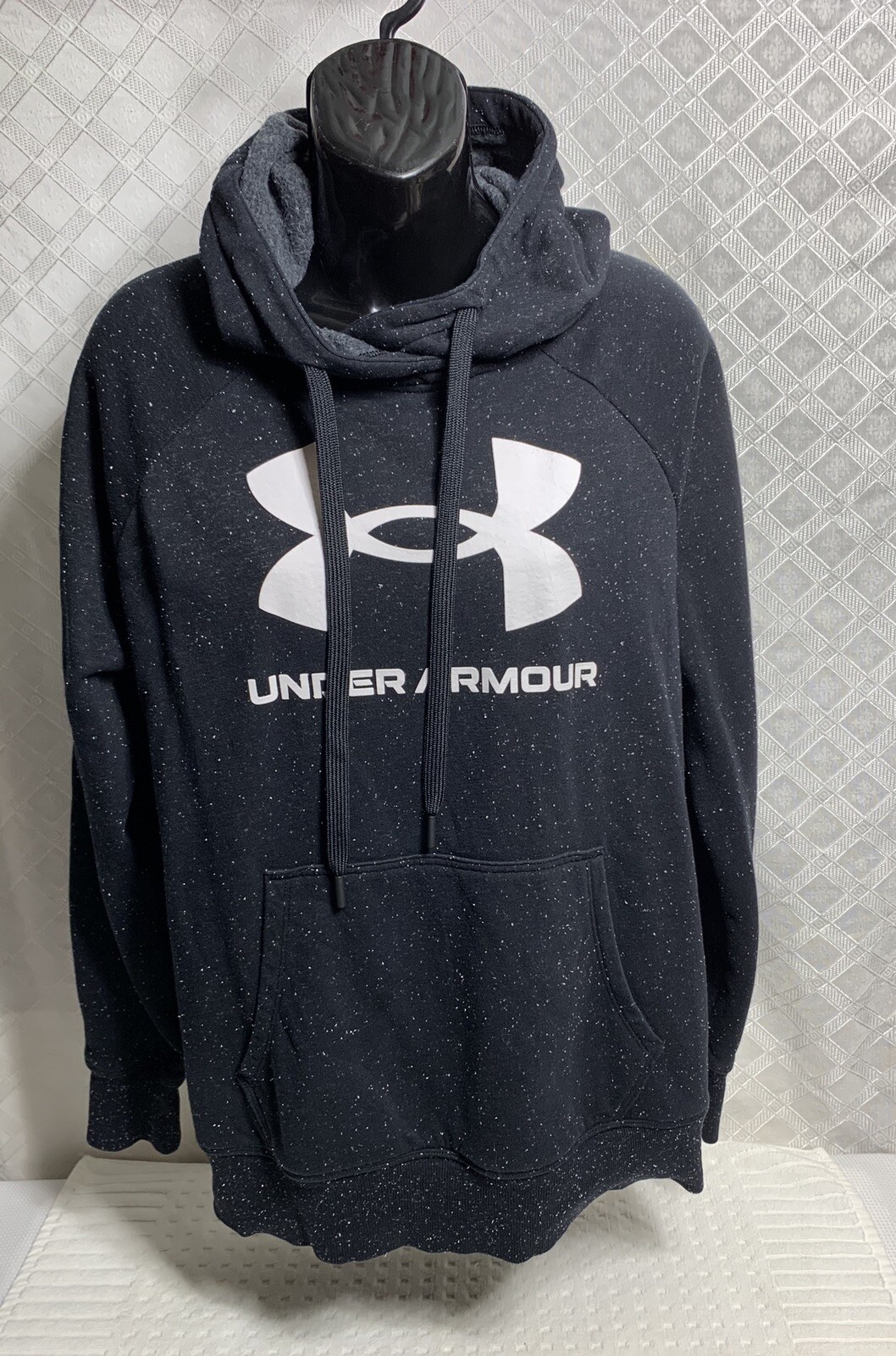 Under Armour Women's Fleece Logo Hoodie Black W W… - image 1