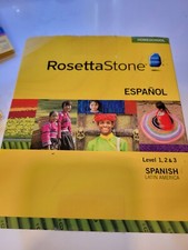 Rosetta Stone Homeschool Spanish Latin America Level 1-3 Set - NO HEADSET