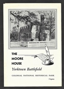 1952 The Moore House Brochure at Historical Colonial National Park in Virginia 