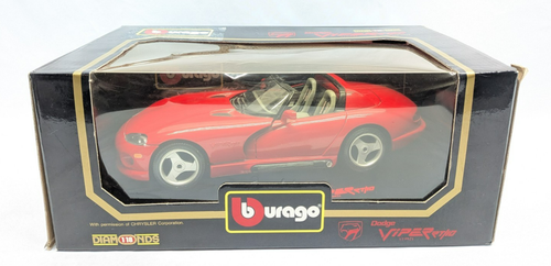 Burago Dodge Viper RT/10 1992 rot Diecast Modellauto 1/18