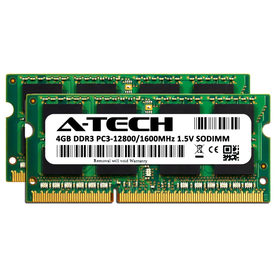 8GB 2x4GB PC3-12800S HP 15-ac128tx 15-ac144na 2000-2d30TU 2000-2d34TU Memory RAM - Image 2 of 4