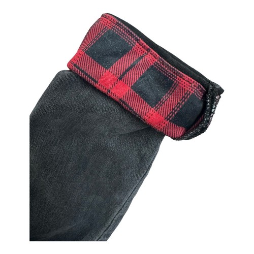 Judy Blue Buffalo Plaid Patch Black Skinny Jeans, Size 0/24 Mid Rise, Distressed - Picture 11 of 16