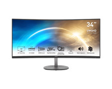 MSI PRO MP341CQ curved 34" 3440 x 1440 UWQHD 100 Hz VA 300 cd/m 4 ms Monitor