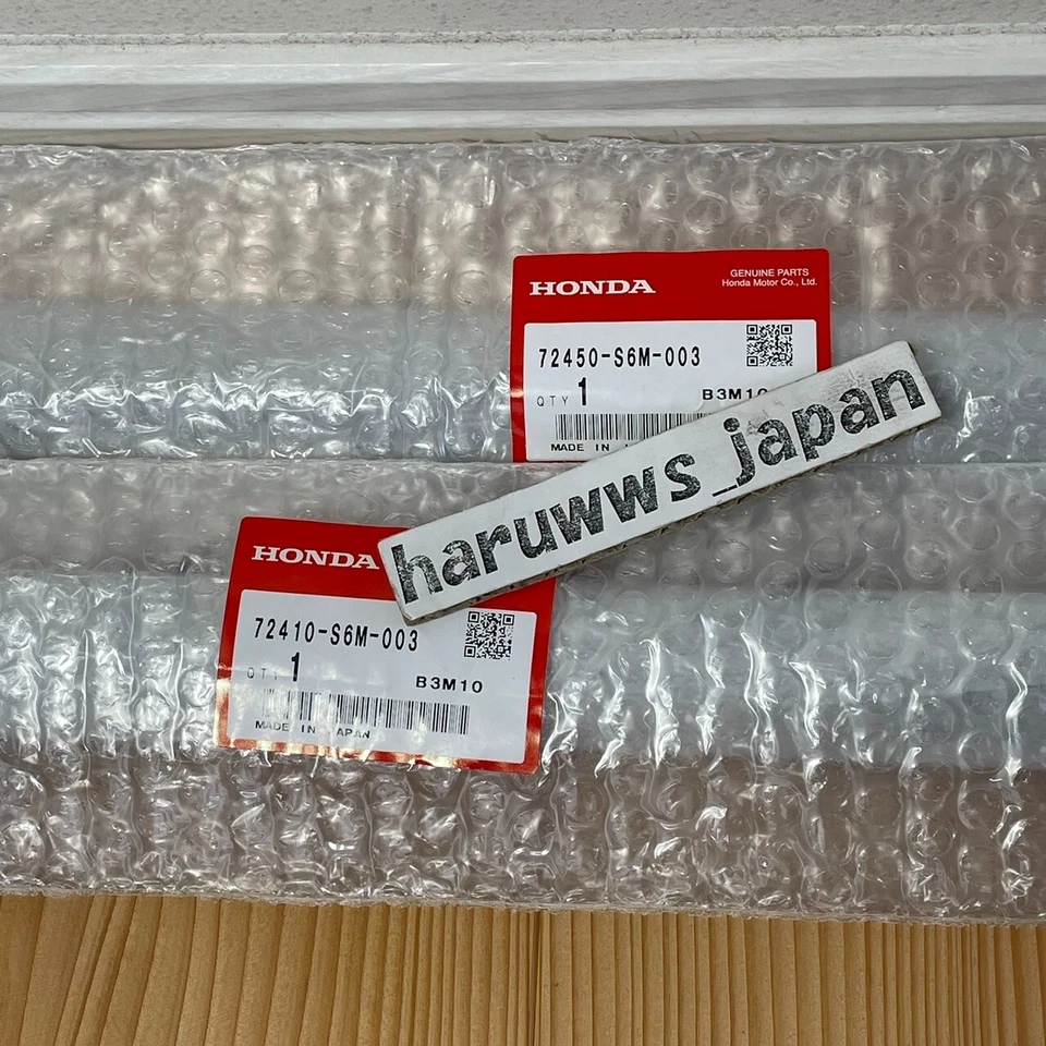 Juego de tiras climáticas de cinturón moldeado ventana puerta Honda Acura RSX genuino izquierda derecha OEM NUEVO Foto 2 de 4