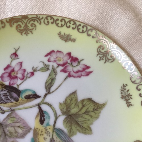 Vintage Bavaria 1940’s 1950’s? Multicolor Decorative Wall Birds Plate 7” - Picture 4 of 10