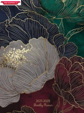 2025-2029 Monthly Planner: 5-Year Monthly Calendar Organizer with Inspirational