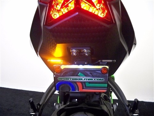 NINJA ZX6R SS FENDER ELIMINATOR w/ LED Turn Signals & Brake 09-22