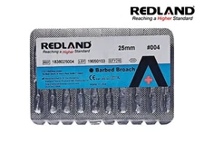 Redland Dental 30 pc. BLUE #004 25 mm Endo Stainless Steel Barbed Broaches FDA