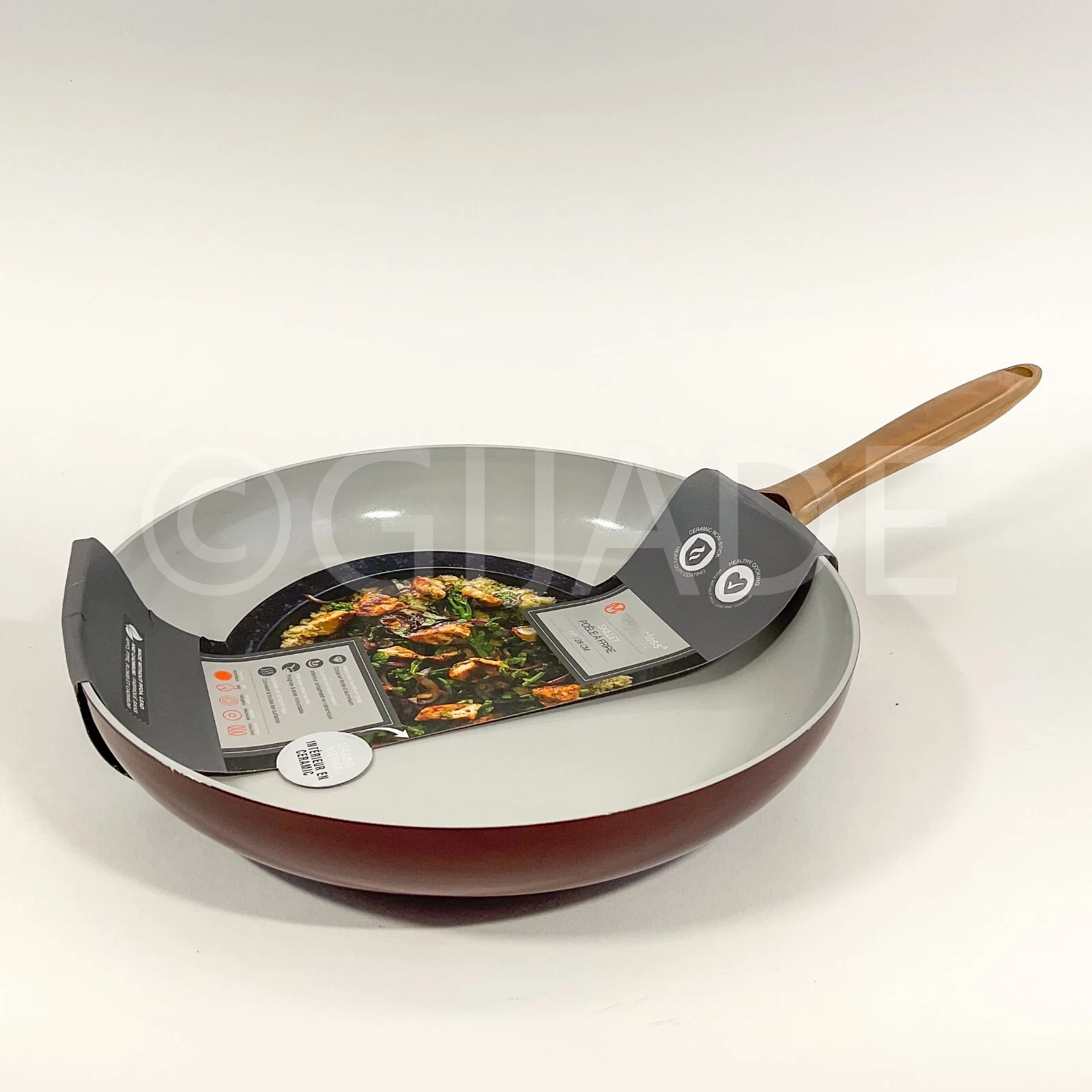 Masterclass Healthy Options Ceramic Coating 11" Frying Pan Skillet Non Stick NW