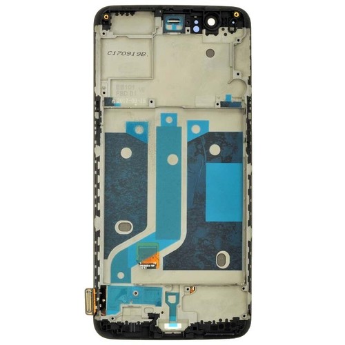 LCD Digitizer Frame Assembly for OnePlus 5 Black Front Glass Touch Screen Part - Picture 2 of 2