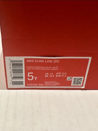 Nike Dunk Low “Foam Finger” 2022, DZ5299-300, US Size 5 - Picture 4 of 4