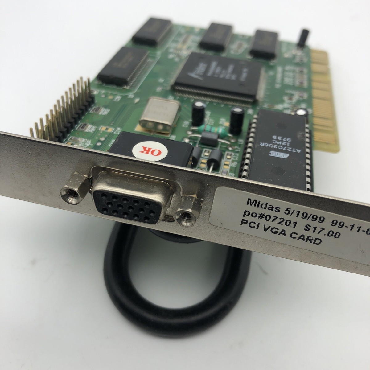 Trident 9685 ProVidia PCI w/ 2MB VGA Video Card for DOS Retro