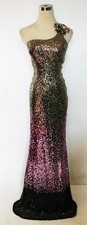 0NWT FAVIANA 398 Gold Amelhyst Formal Prom Ball Gown 2