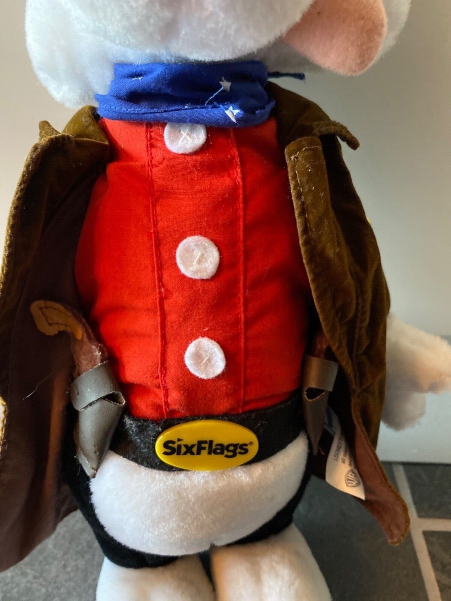 Vintage Looney Tunes Plush Sylvester The Cat Six Flags Sheriff
