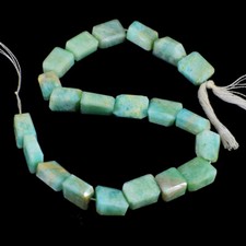 145.00 Cts / 11 Inches Earth Mined Drilled Amazonite Untreated Beads Strand