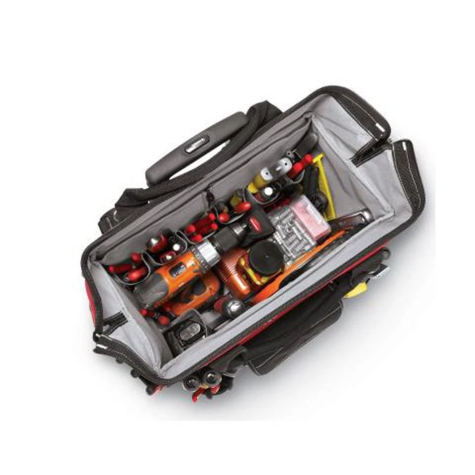 Husky GP-43196N13 18" 600-Denier Red Water Resistant Contractor's Rolling Too... - Image 2 of 2