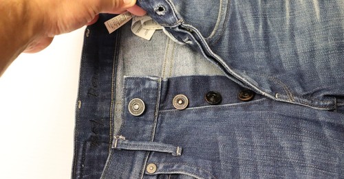 Mens G-Star 3301 Button Fly Jeans - Size 28 L30 - Picture 10 of 13