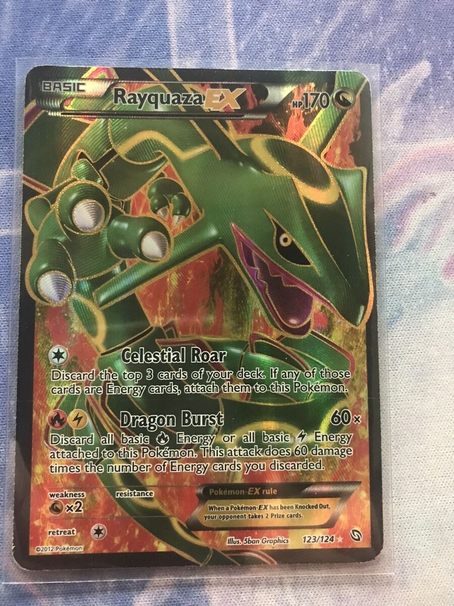 Pokemon Mega rayquaza ex 124