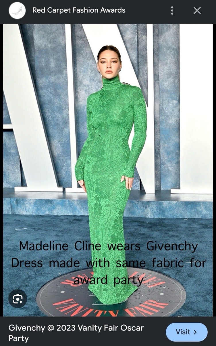 GIVENCHY Floral Jacquard Knitted Long Sleeve Dress Absynthe NWT MSRP  $1,995. | eBay