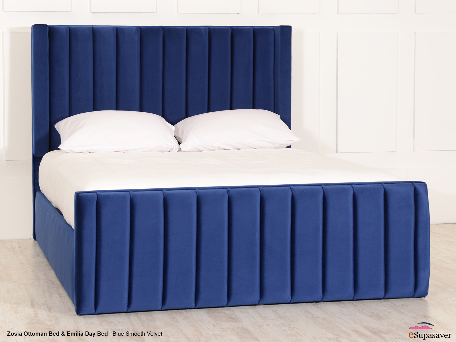 Zosia Gas Lift Ottoman Wing Storage Bed Esupasaver Quality Beds Made in