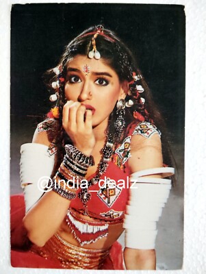Bollywood India Actor Sonali Bendre Rare Original Beautiful Post card Postcard