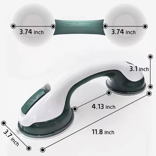 Bathroom Suction Bath Mount Handle Shower Tub Safety Support Grap Bar 2 pack - Picture 3 of 9
