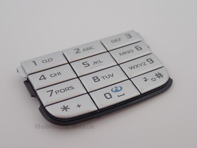 Original Nokia 5700 Keymat Numeric | Keypad | Tastatur Silber 9799245 NEU