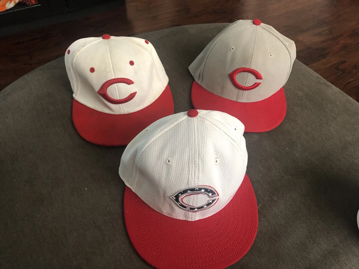 3 Cincinnati Reds Fitted Hats ~ Vintage Hat ~ Classic ~ New Era ~ Make Offer